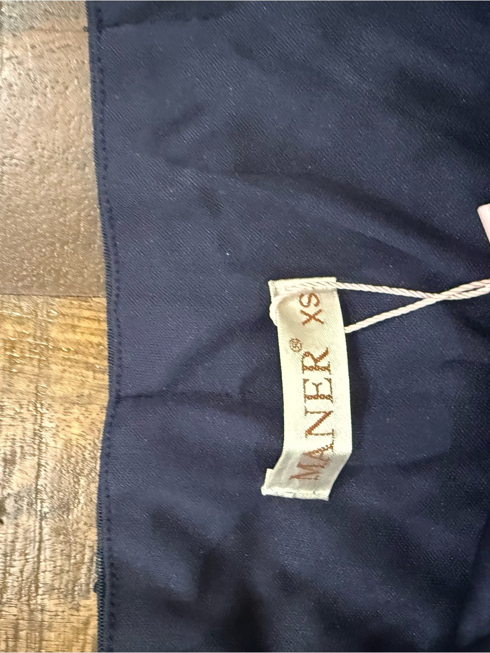 mine Navy Blue Sequin Mini Skirt - Picture 2 of 3